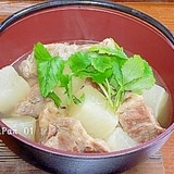 塩麹豚肉と大根の昆布茶煮